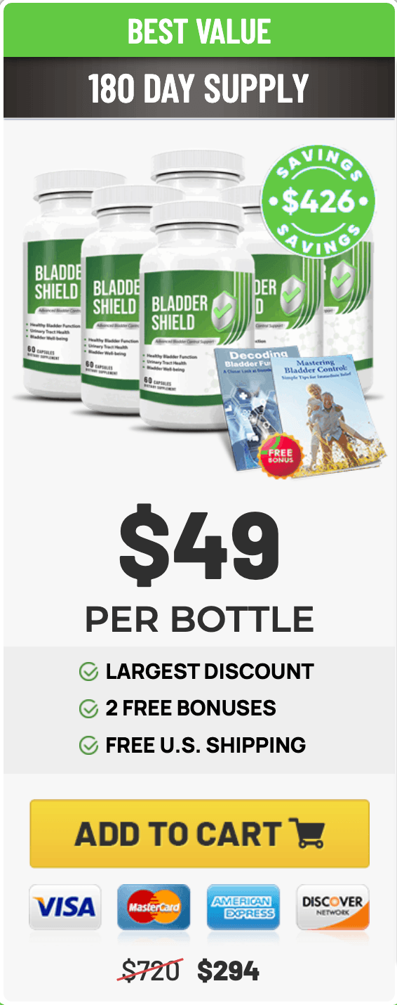 bladdershield buy now 6 bottles